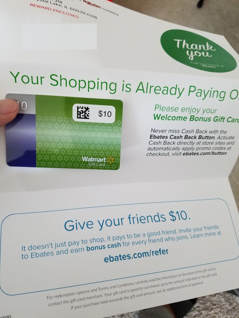 ebates 10dollars reward