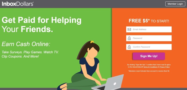 inboxdollars sign up