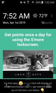 smore app lock screen