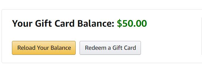 amazon redeem a gift card